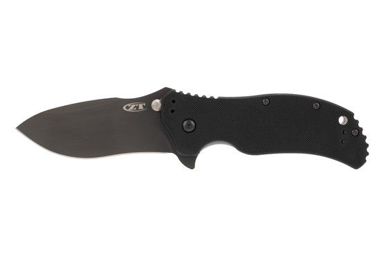 Zero Tolerance ZT 0350 Folding Knife features a drop point recurve blade